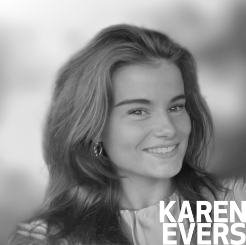 Karen Evers, stagiaire Toegepaste Psycholoog bij de Tinnitus Academie, draagt met haar positieve instelling bij aan het team